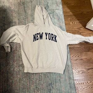 Brandy Melville New York Gray Hoodie